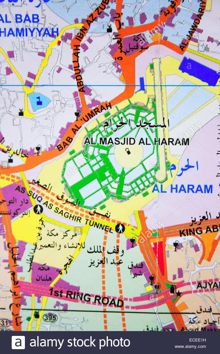 mapa Kaba