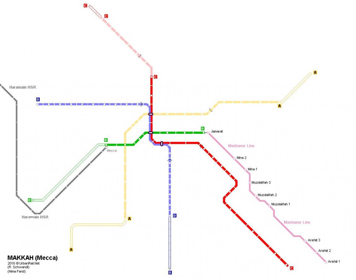 mapa Meke metro 
