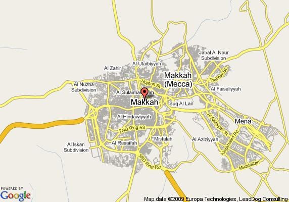 mapa Meke ulice