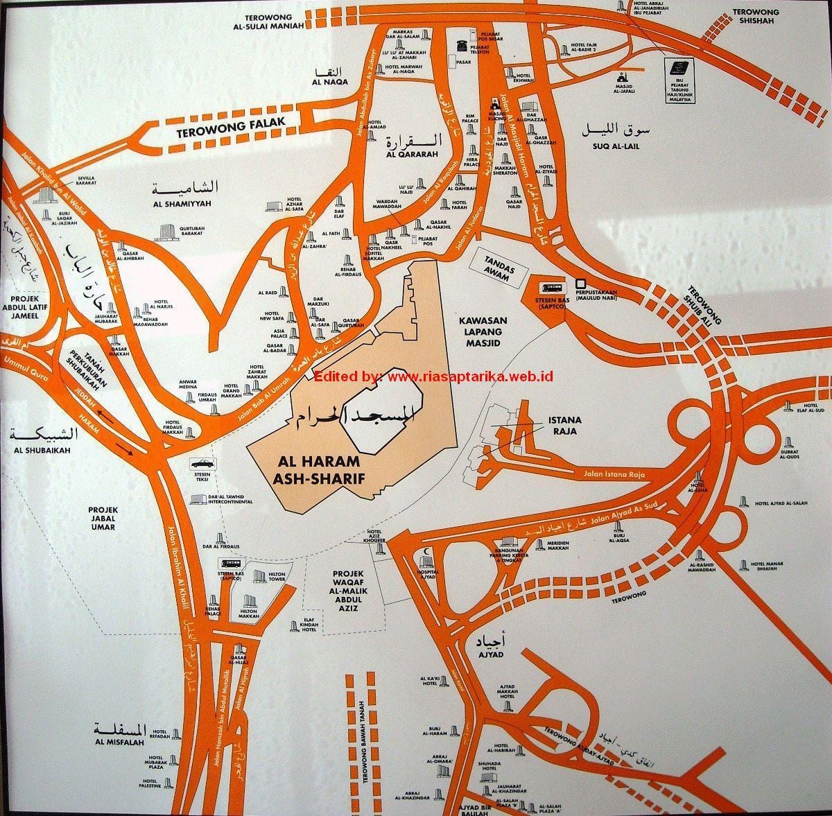 mapa misfalah Života mapu