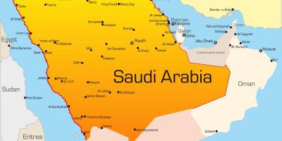 Svako saudijske arabije mapu